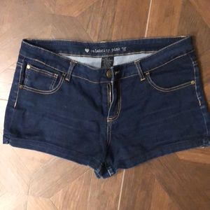 Celebrity Pink Jean Shorts